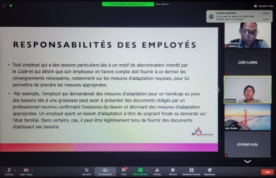Accès à la Justice: Une problématique de toute la communauté immigrante des minorités francophones raciales et ethniques
